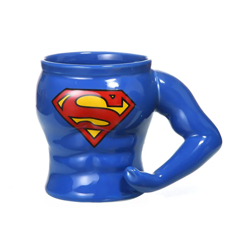 American creative Superman Muscle Mug Ceramic Cup Coffee with Spoon send boyfriend gift SD357 | Игрушки и хобби