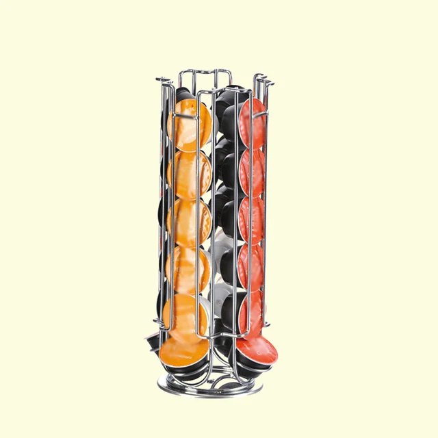 Best Price Revolving Coffee Pod Holder Capsule Storage Stand Coffee Capsules Dispensing Tower Stand For Tassimo Dolce Gusto Best Price Revolving Coffee Pod Holder Capsule Storage Stand Coffee Capsules Dispensing Tower Stand For Tassimo Dolce Gusto