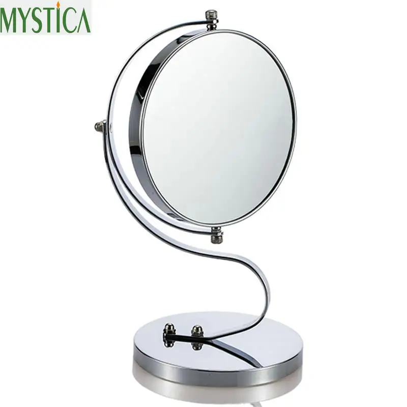 360 Desktop Beauty Makeup Cosmetic Mirror 7 Inch 3x Magnification Round