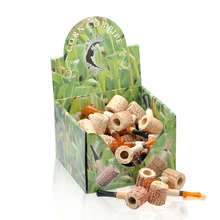 Free shipping 180pcs/lot(36pcs/box) mini Original corn cob tobacco pipe as healthy smoke cigarette filter,eco-friendly Free shipping 180pcs/lot(36pcs/box) mini Original corn cob tobacco pipe as healthy smoke cigarette filter,eco-friendly