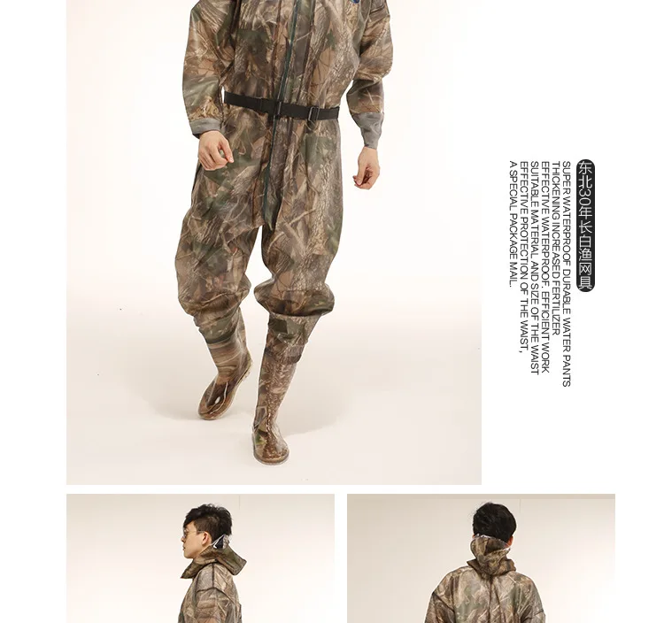 corpo pesca desgastar-oposição calças waders com botas