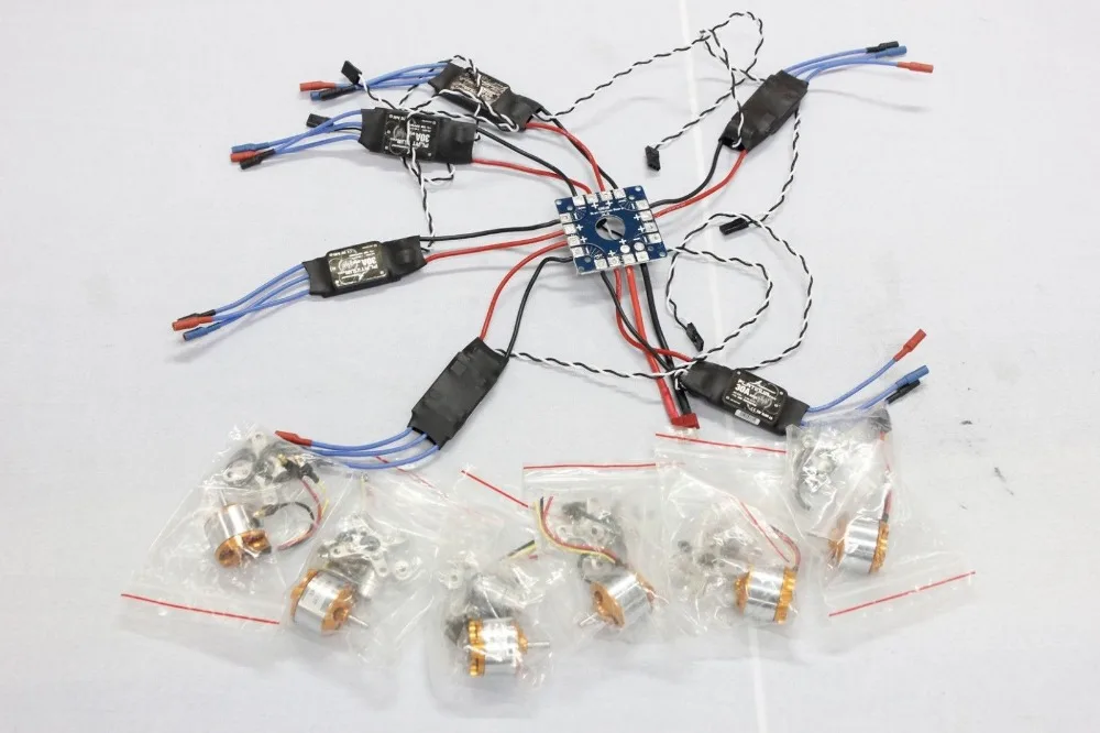 F04997 A JMT Assembled Kit 30A ESC + Motor + KK ESC Connection Board Connectors Dean T Plug