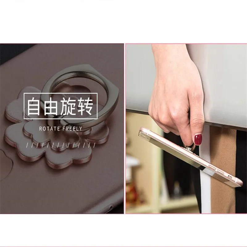 Finger Ring Mobile Phone Smartphone Stand Holder For iPhone X 8 7plus Samsung cell Smart Round Phone holder Car Mount Stand