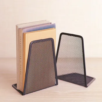 

Metal bookend home decor book shelf bookstop office supplies stationery Documents storage column folder organizer household stop