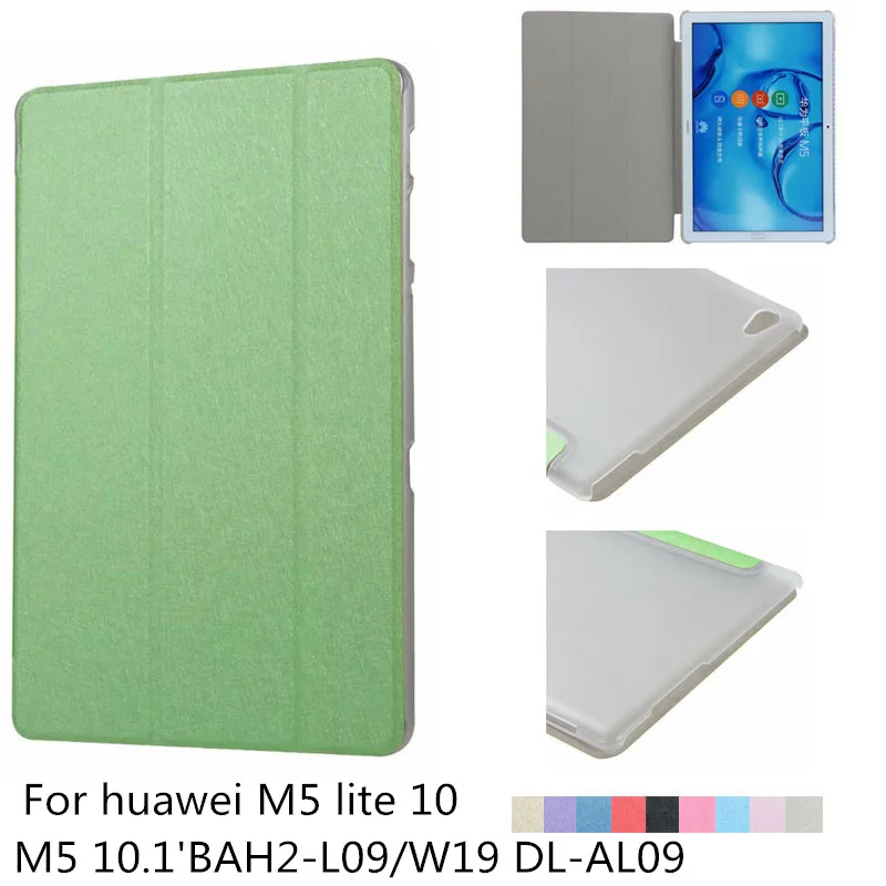 

lightweight transparent Case For Huawei MediaPad M5 lite 10 BAH2-W19/L09/W09 10.1"Tablet PC stand Cover For huawei M5 10.1 case