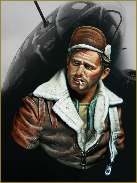 

1/10 Resin Bust Building Kit Bomber Pilot
