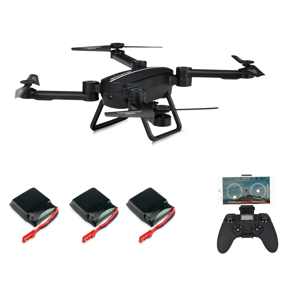 

X8TW Wifi FPV 0.3MP HD Camera Foldable Helicopter 2.4G 6-Axis Gyro Selfie Drone Barometer Height Hold RC Quadcopter G-Sensor RTF