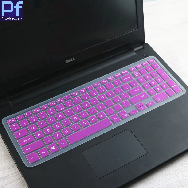 15 17 inch laptop keyboard cover skin For Dell Inspiron 15 3000 5000