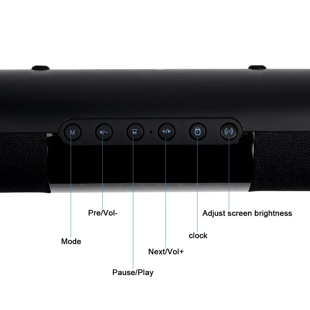 AIYIMA 20 Вт Беспроводная bluetooth колонка Саундбар стерео динамик домашний кинотеатр