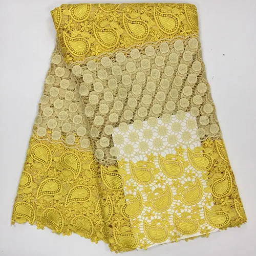 JS311!2017 New Designs High Quality Embroidered Water Soluble African Cord Lace Fabric Guipure For wedding dress | Дом и сад