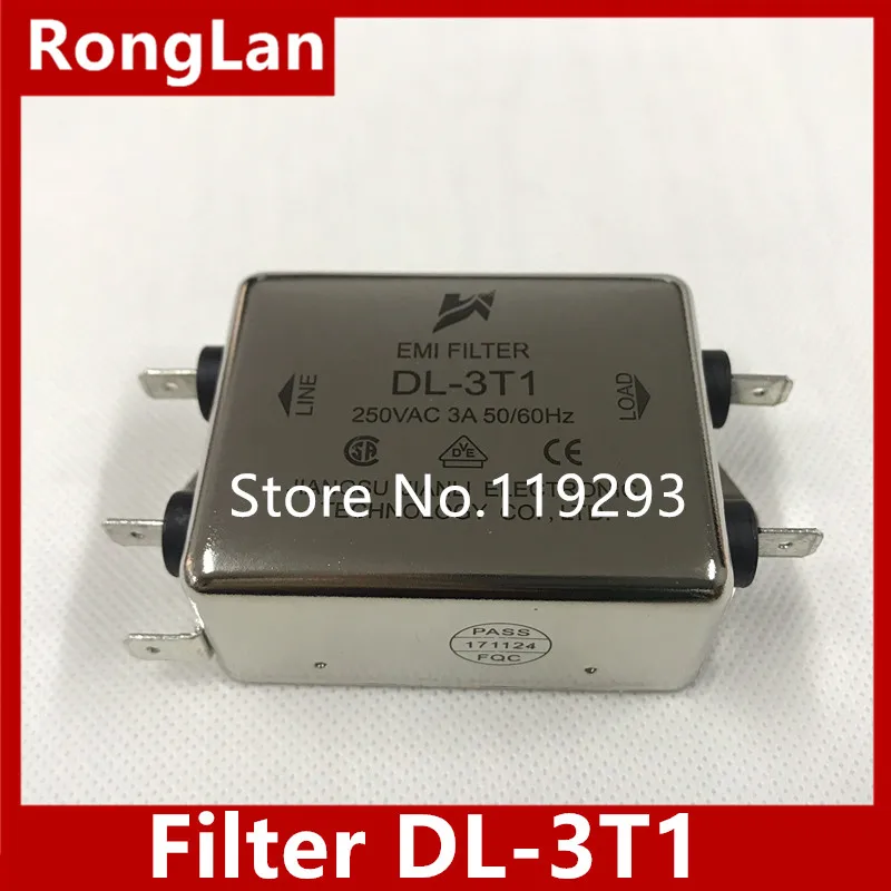 US $232.00 ZOB Jianli EMI power filter DL3T1 250VAC 3A5060HZ10PCSLOT