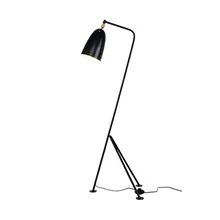 Современный черный Гостиная Торшер для столовой Спальня постоянного освещения Алюминий абажур простой Ресторан Кофе