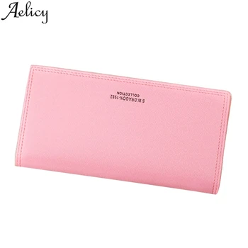 

Aelicy Leather Ladies Wallet Wallet Japanese multi-card Leather Luxury Brand Designer Female Clutch Coin Wallets