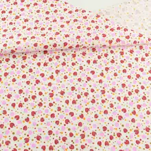 Прекрасный красный и розовый клубничный дизайн домашний текстиль хлопковая ткань Жир четверть Tida Tecido швейная кукольная ткань Teramile ткани см