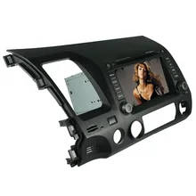 MTK3360 faster speed 512Mb RAM WINCE 6.0 car DVD player 1080P gps fit for LHD HONDA CIVIC 2006-2011 RADIO BLUETOOTH NAVI MAP