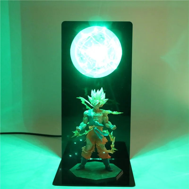 Dragon Ball Z Goku действие DIY цифры лампа аниме модель настольная ребенок Куклы
