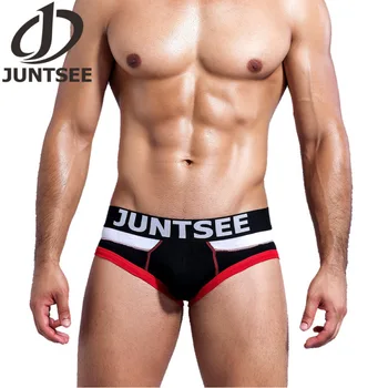 

6Pcs JUNTSEE Men's Underwear Cotton Briefs Shorts Mix colors J3003