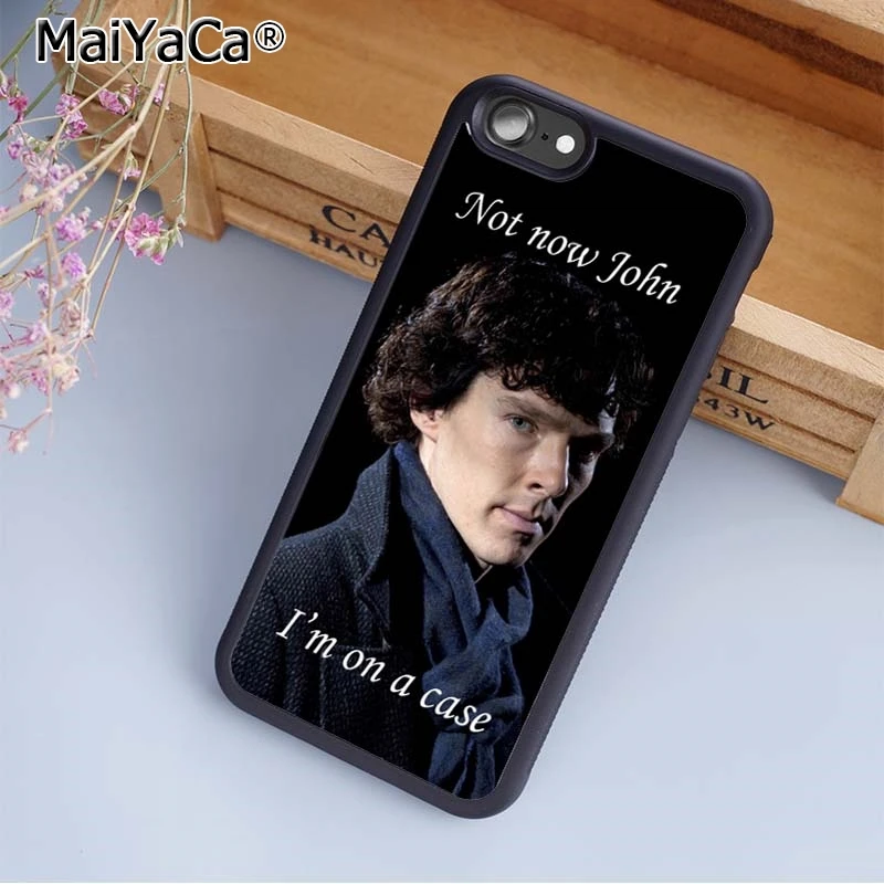 

MaiYaCa Sherlock Holmes Funny Baker street Phone Case Cover For iPhone 5 5s SE 6 6s 7 8 plus 10 X Samsung Galaxy S6 S7 S8 edge