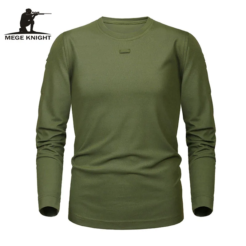  MEGE Brand Tactical Military Clothing Men's shirt Dropshipping Solid Coolmax Quick-drying Long Slee