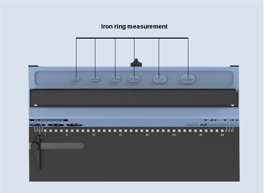 TD-130 машина для переплета спиральной проволоки 34 отверстия меню файла нежное изображение для документов фотоальбом ручная дырокол связывающая машина