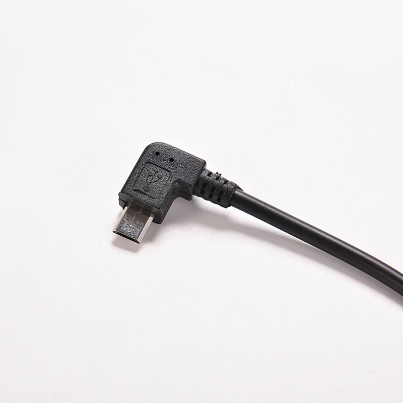 USB 2 0 OTG штекер левый угол 90 градусов 27 см Прямоугольный Micro 5 Pin кабель адаптер