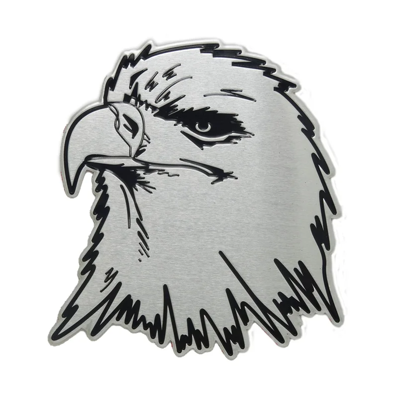 3D Car Metal Adhesive Badge Logo Decal Eagle Lion Tiger Animal Sticker