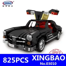 Креативный MOC Technic серия XingBao 03010 The Photpong автомобильный набор, детские развивающие строительные блоки, кирпичи, игрушки, модельный комплект, подарок