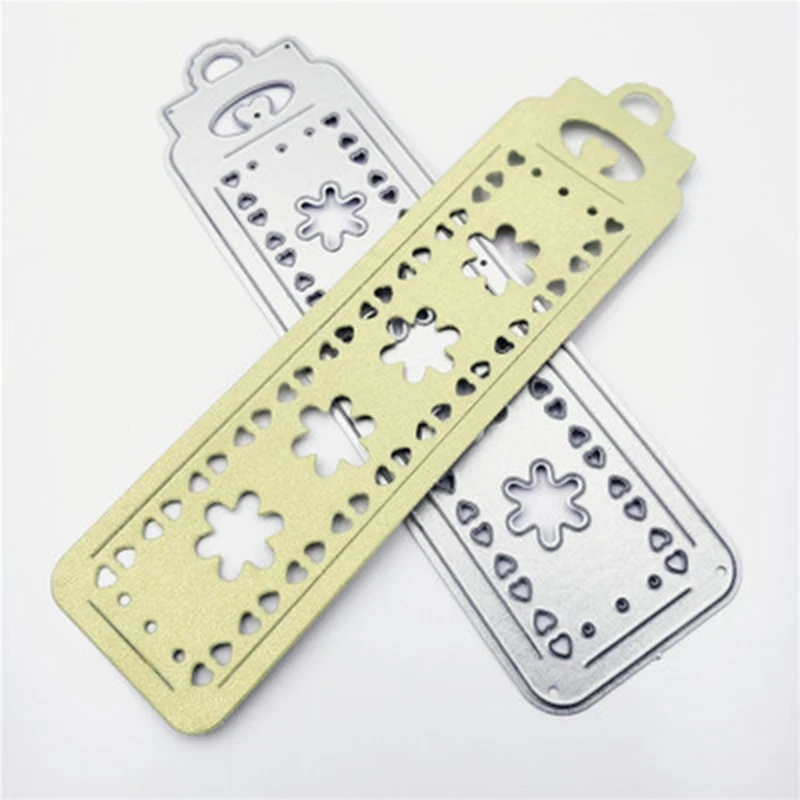 

Cutting Dies Tag Scrapbooking Metal Cutting Dies Bookmark Cuts for Card Making Label Craft Album Embossing Stencil New