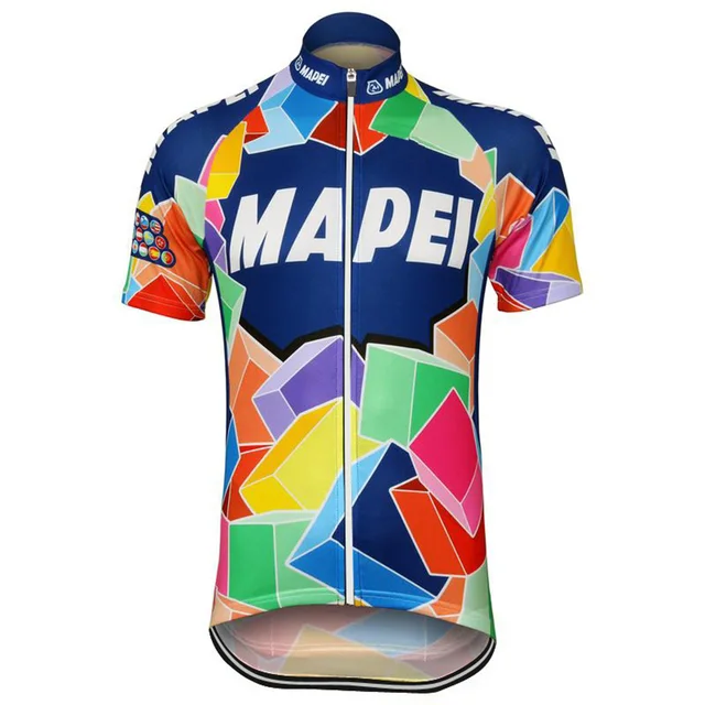 Color Square Frame Cycling Jerseys Sets Summer Short Sleeve Men MTB or