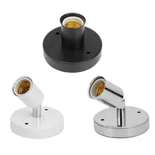 Универсальный Регулируемый E27 держатель лампы Настольный украшения для дома плоское основание лампы