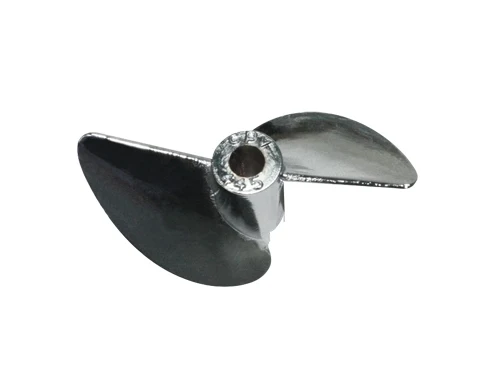 

66445AC CPV Racing Chrome Plated Aluminum Two-blade Propeller [D3/16"]-445(D45*P1.4) With model boat,toys