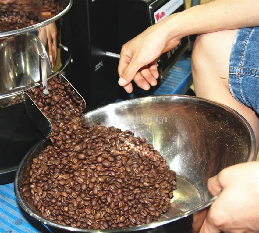 1 кг ёмкость Электрический Кофе обжарки машина коммерческих Professional Bean жаровня 220 В/WB-A01 в 110