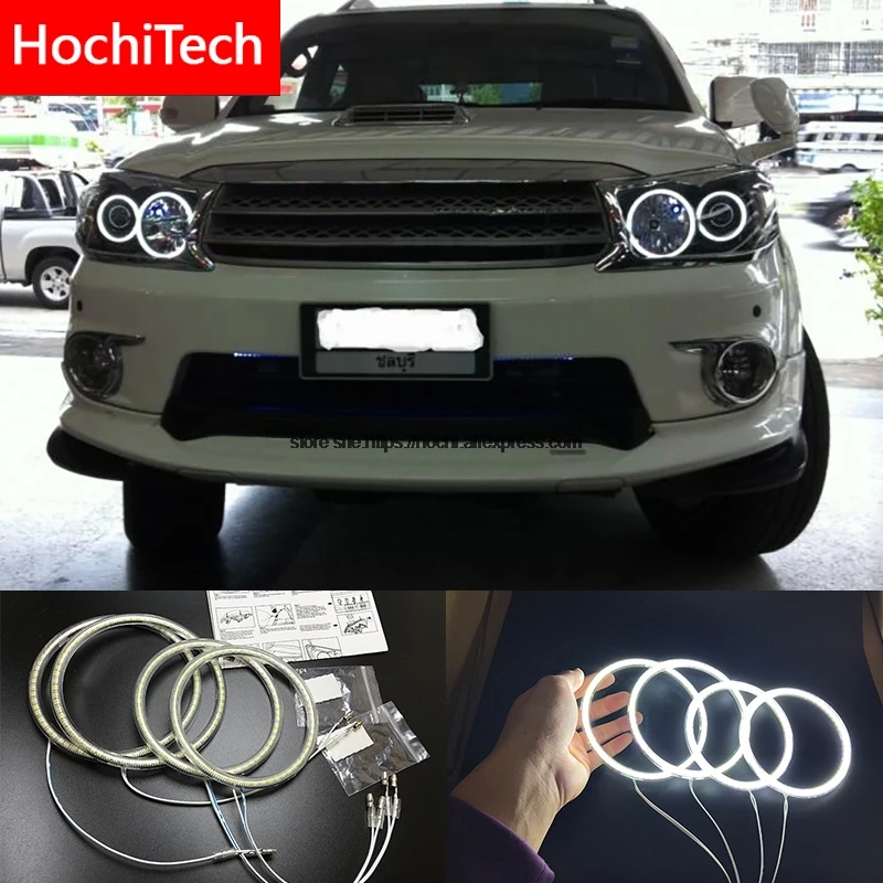 HochiTech для Toyota FORTUNER 2008 2010 ультра яркие SMD белые светодиодные глаза ангела лм 12 В