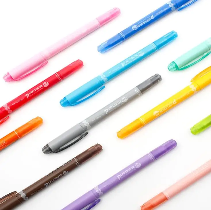 Tombow Play Color DOT Pens Stamp Colorful Circle Tip Marker Water