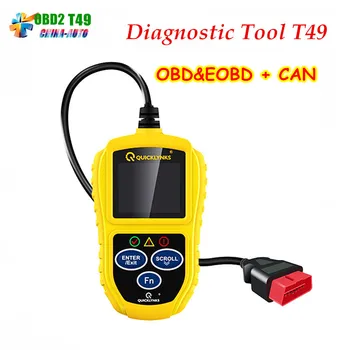 

Leagend T 49 OBD2 Scanner/Auto Basic QUICKLYNKS OBDII & CAN Car Code Reader Scanner T49 Scanner Auto Diagnostic Tool OBD2 EOBD