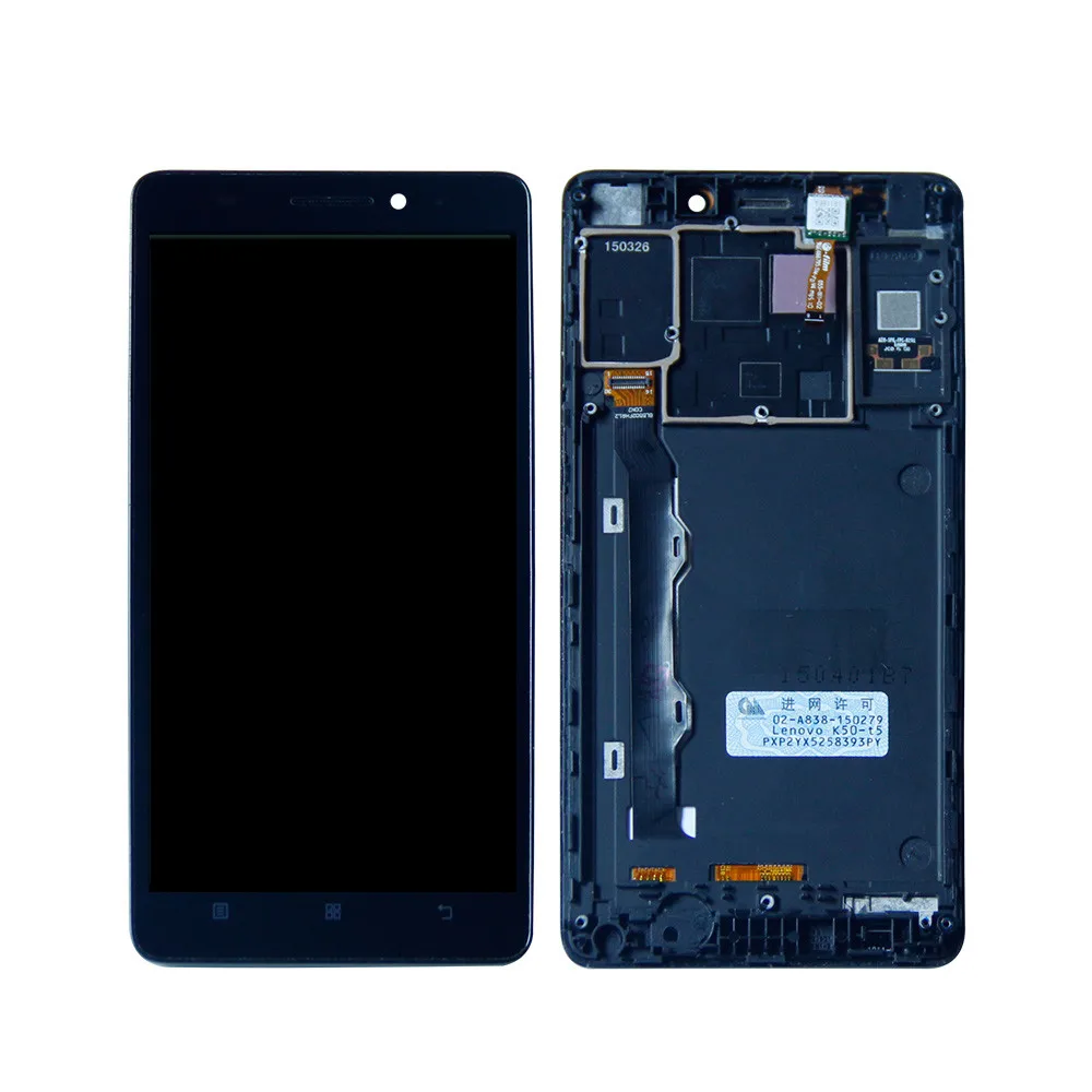 5-5-For-Lenovo-K50-T5-K3-Note-Touch-Screen-Digitizer-LCD-Display-Assembly-Frame-Free