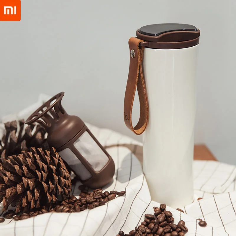 

Xiaomi Travel Mug Moka Smart Coffee Tumbler Touch Temperature Display Screen Stainless Steel Cup Vacuum Insulation Bottle