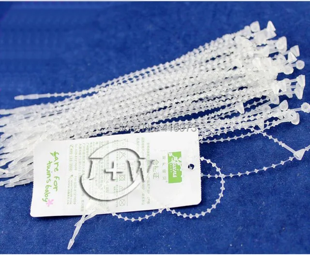5000pcs/lot clear white bead chain CABLE TIES 5"inch 12.7cm ZIP TIE whole sale on