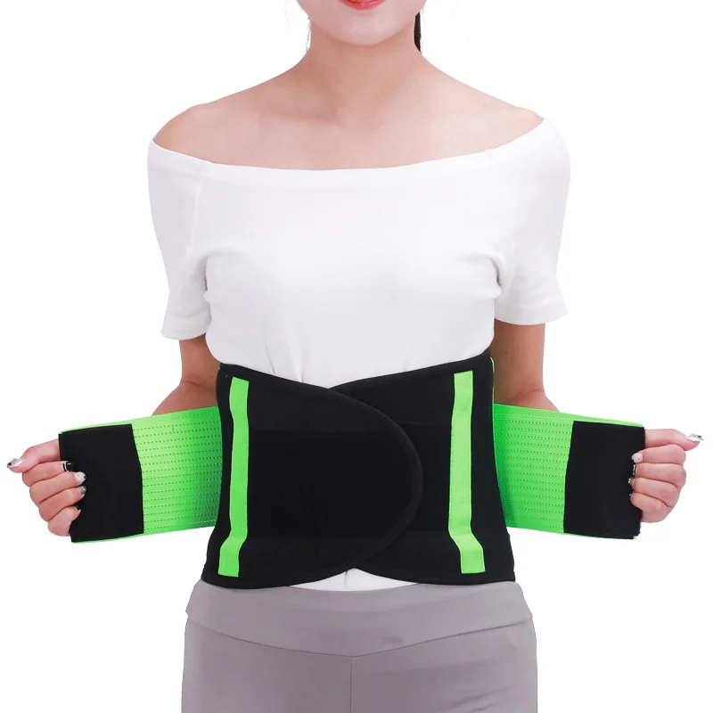 

2018 New Women Slimming Trainer Promote Sweat Bodysuit Professional Waist Belts Waist Support Training Corsets Fitness