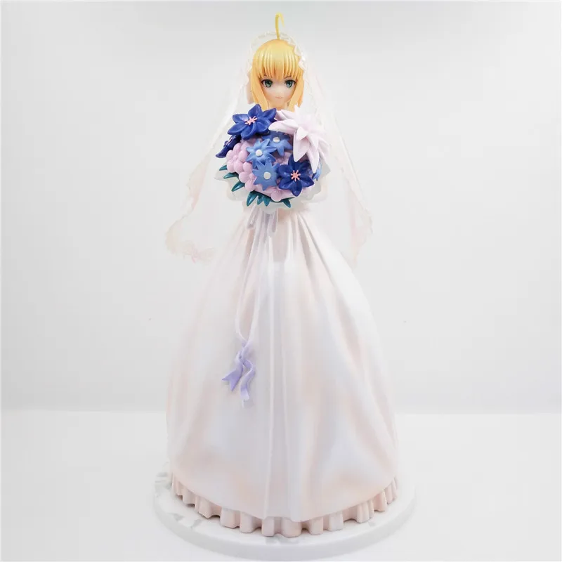 

Fate/stay Night Saber Arturia Pendragon Wedding Dress 10th Anniversary PVC Action Figure Model Giocattolo G367
