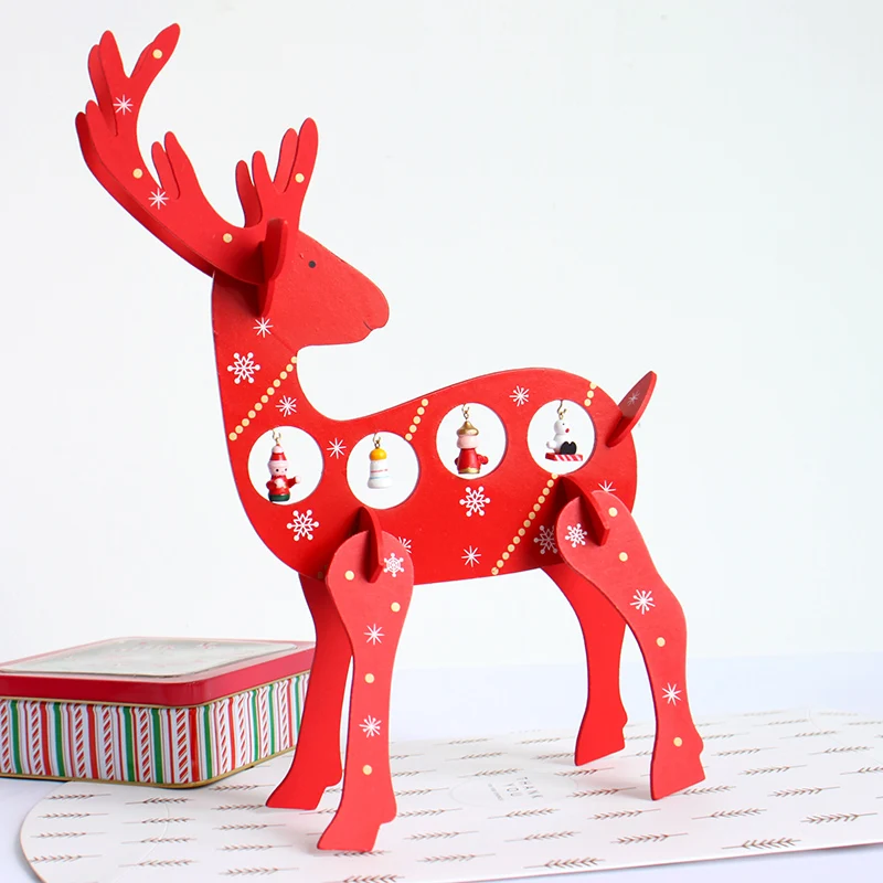 free shipping xmas gift 1pc mini table decoration wood christmas deer with ornament for xmas more than 100 tnt free shipping in figurines miniatures - Christmas Deer Decor free shipping xmas gift 1pc mini table decoration wood christmas deer with ornament for xmas more than 100 tnt free shipping in figurines miniatures - Christmas Deer Decor