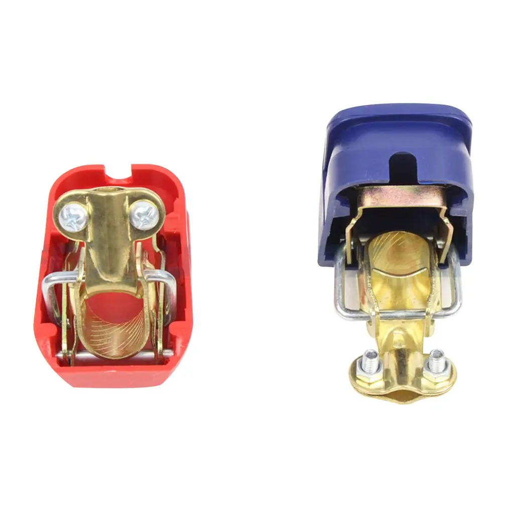 

Foxsur Universal Car Battery Quick Pull Connector Switch Battery Clip Battery Head Terminal Detachable Positive Negative