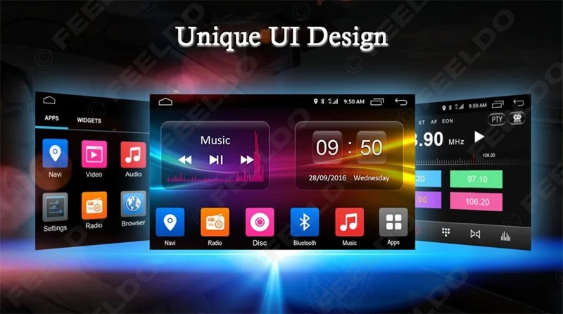 Cheap FEELDO 8" inch Android 6.0 (64bit) DDR3 2G/32G/4G LTE Octa Core Car DVD GPS Radio Head Unit For KIA K2 Rio 2011~2012 26