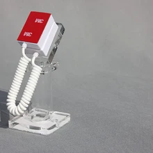 100 шт./лот квадратный мобильного телефона Anti-Theft стенд держатель акриловые безопасности дисплей держатель для мобильного телефона выставка