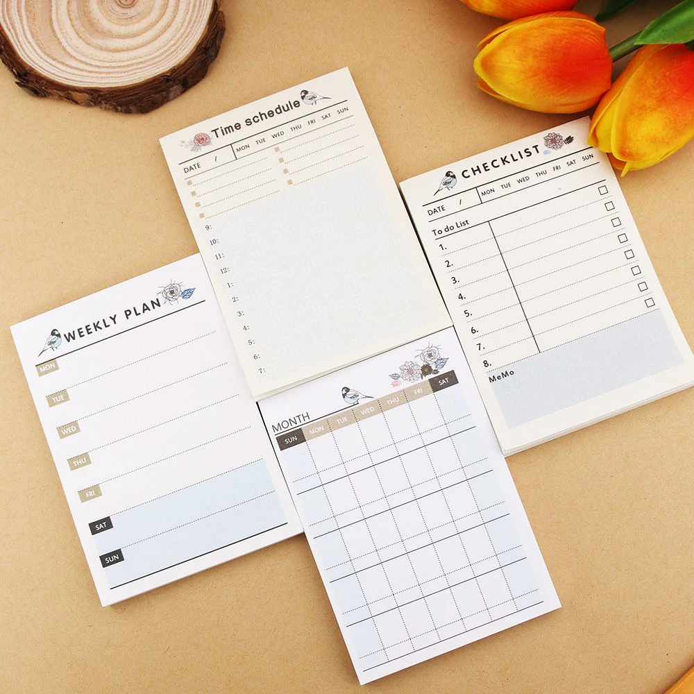 Cute Kawaii Portable Pocket Notebook Weekly Monthly Book Diary Agenda For Kids Daily School Supplies notebook Work Planner Cute Kawaii Portable Pocket Notebook Weekly Monthly Book Diary Agenda For Kids Daily School Supplies notebook Work Planner