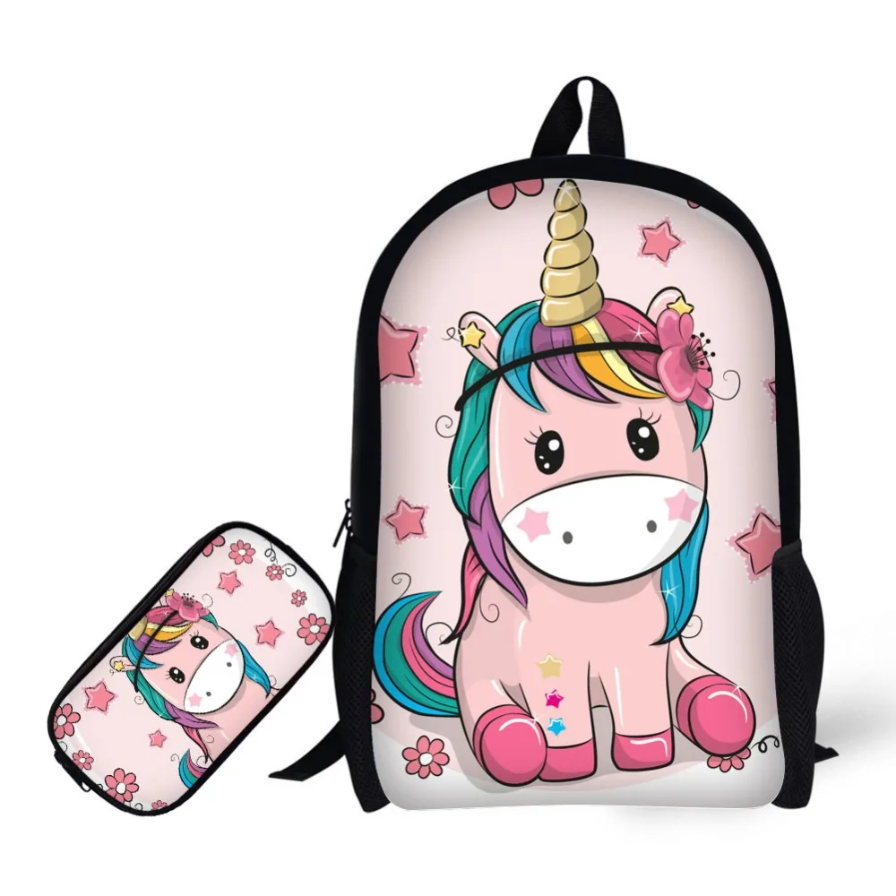 Unicorn School Backpack Unicorn Fabric Backpack Bag School Unicorn