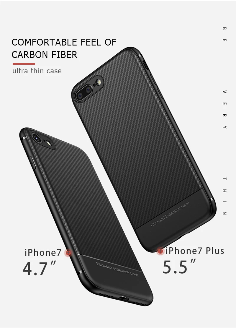 LUPHIE Luxury Case For iPhone X 8 7 Plus Carbon Fiber case for iphone 6 6S Plus 5 5S SE (2)