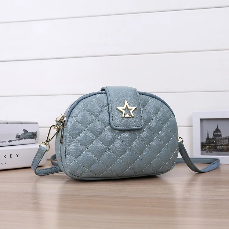 Women genuine leather messenger bag 16