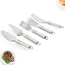 5 шт./лот Нержавеющая сталь комплект лопат мульти-функциональный кухонная лопатка кухонные принадлежности для выпечки торта наборы для выпечки формы для выпечки