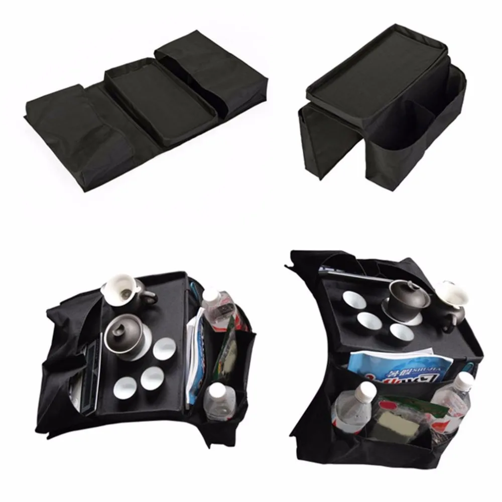 6 Pockets Sofa Storage Bag Arm Rest Organizer Remote Control Holder Bag Tray Organizer For Home 3